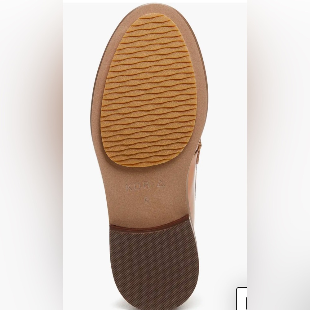 New nwot Kelsi Dagger Lens metallic bronze penny loafers - Picture 6 of 12